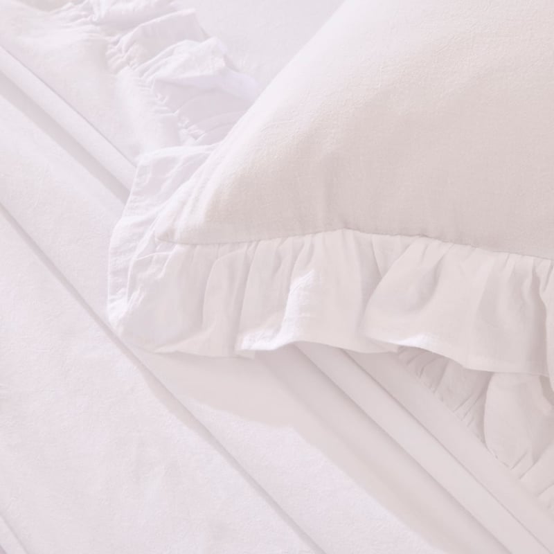 Ruffle Snow Sheet Set