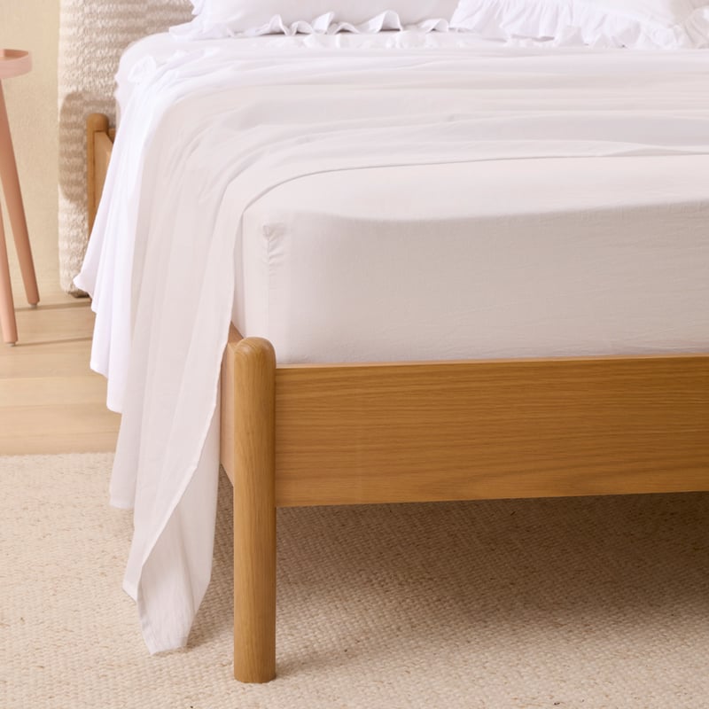 Ruffle Snow Sheet Set