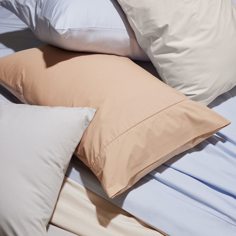 Fresh Cotton Percale White Sheet Set