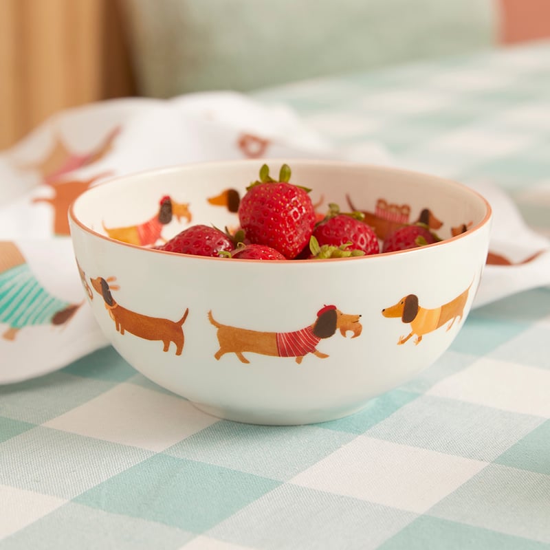 Dachshund Pastries Small Bowl