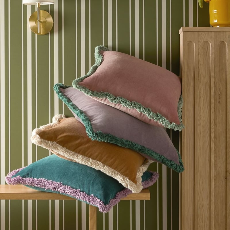 Mirri Tobacco Velvet Cushion