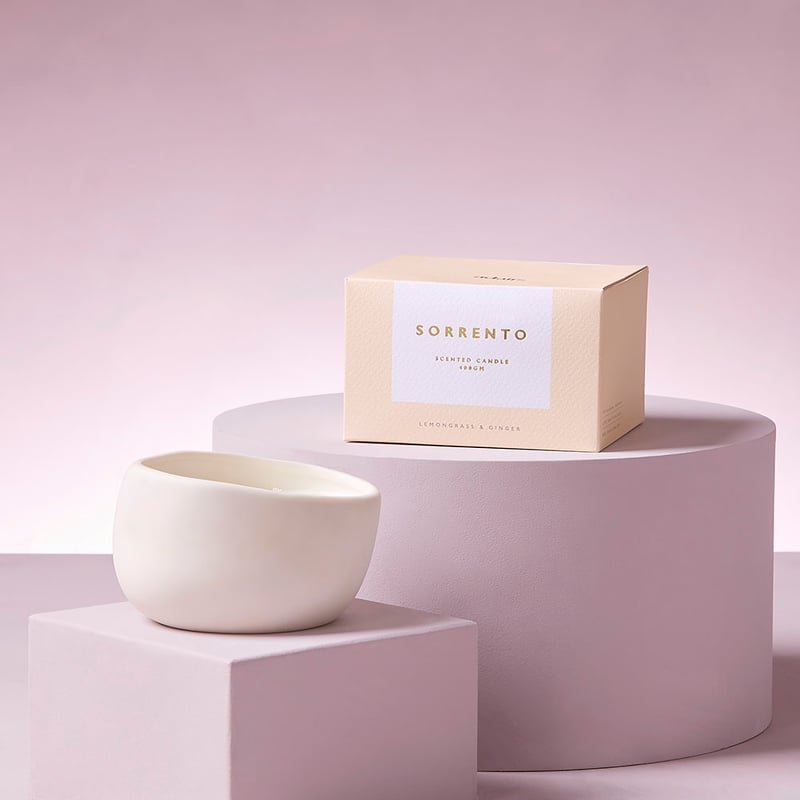 Sorrento Lemongrass & Ginger Candle 400g