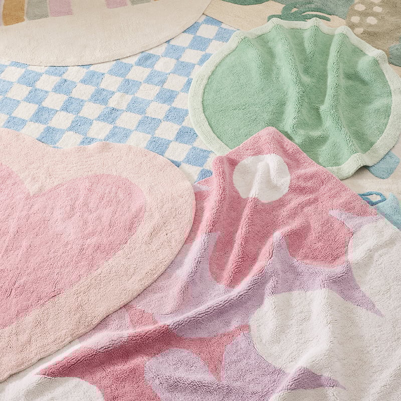 Giant Floral Decorative Rug