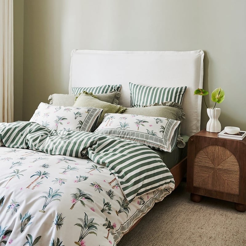 Stockholm White Bedhead Slip Cover
