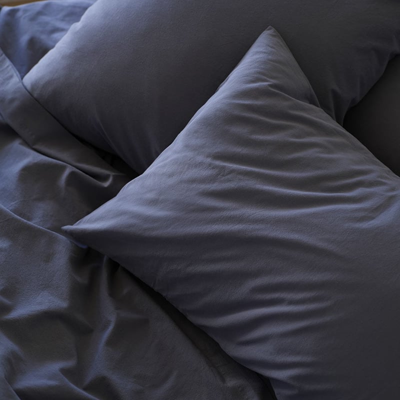 Stonewashed Cotton Storm Blue Sheet Separates