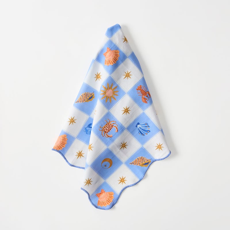 La Sirena Checkerboard Napkins Pack of 2