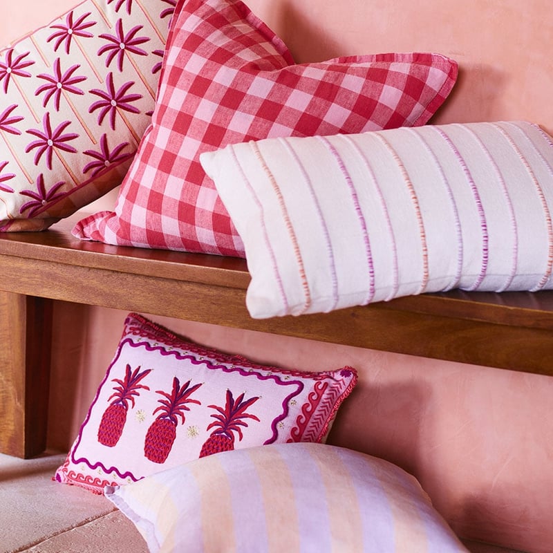 Pina Colada Pinks Cushion