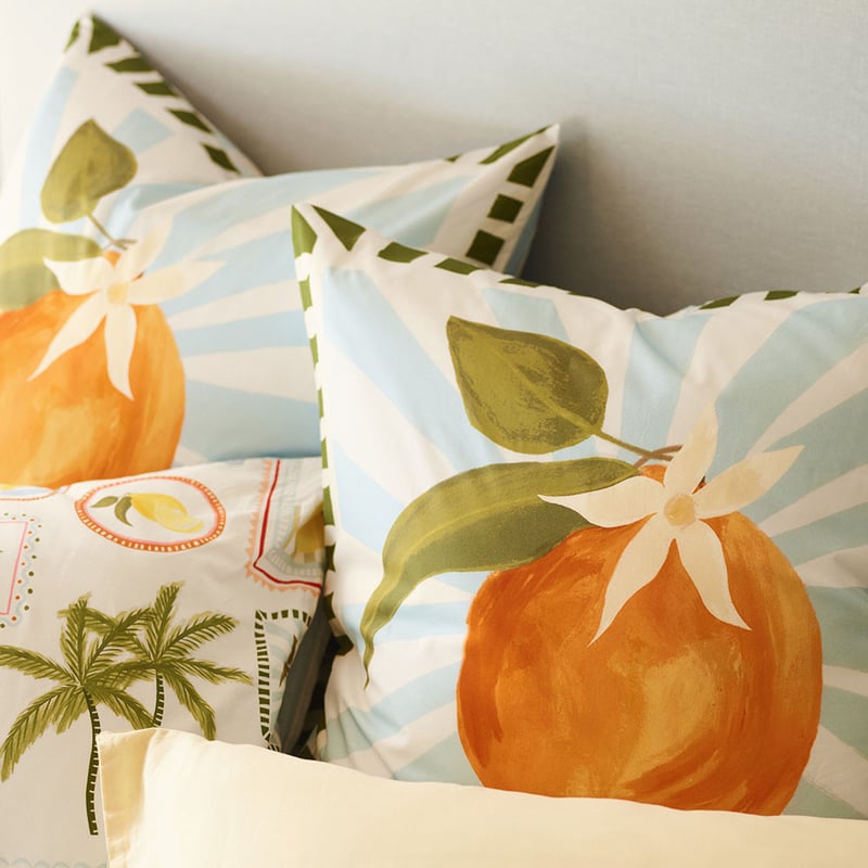 Positano Pale Blue Pillowcases