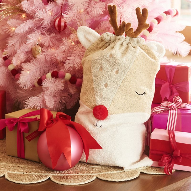 Novelty Christmas Reindeer Santa Sack