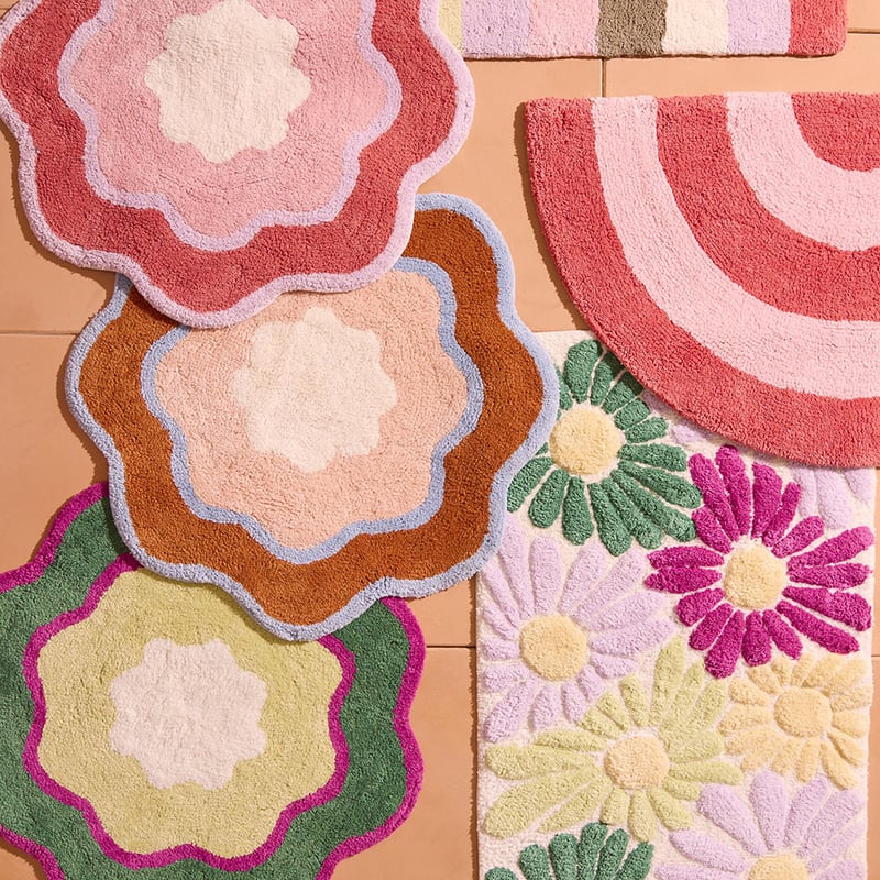 Garden Bed Fiesta Multi Bath Mat