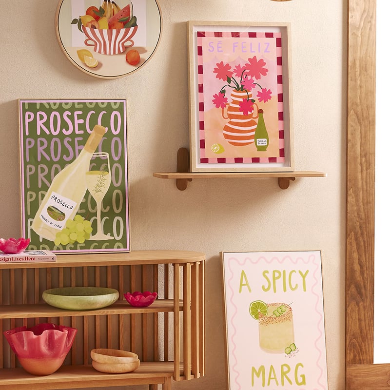 Foodies Fiesta Fruit Green Wall Art