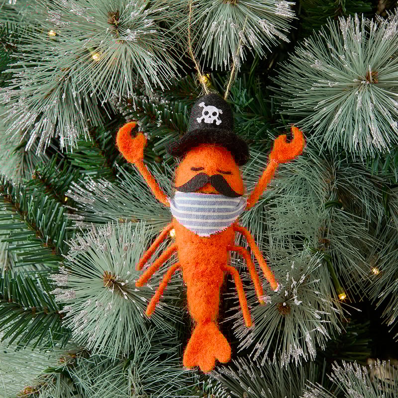 Lobster Felted Friend Decoration