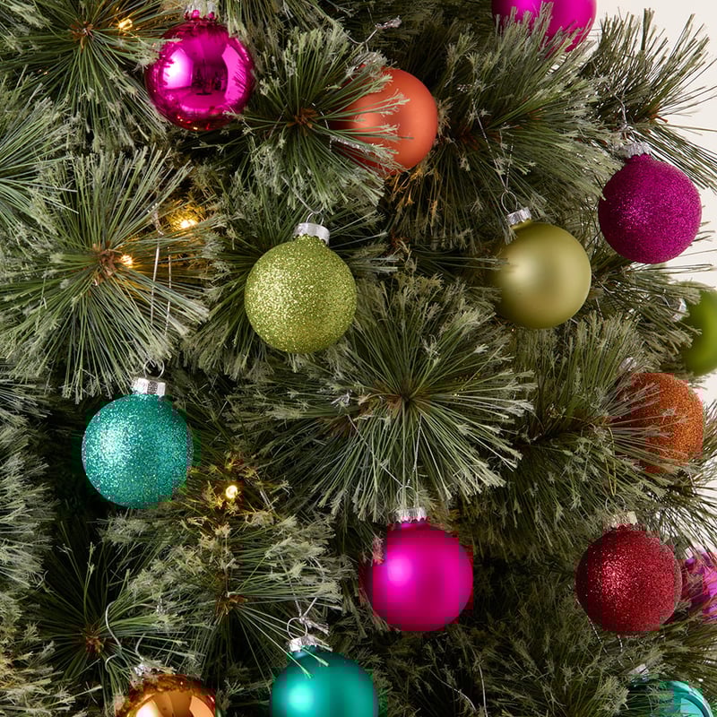 Fiesta Multi Bauble Pack of 18