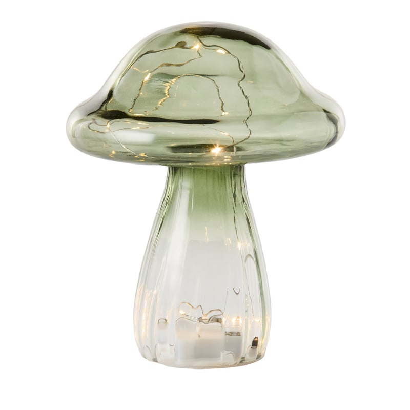 Green Merry & Bright LED Mushroom