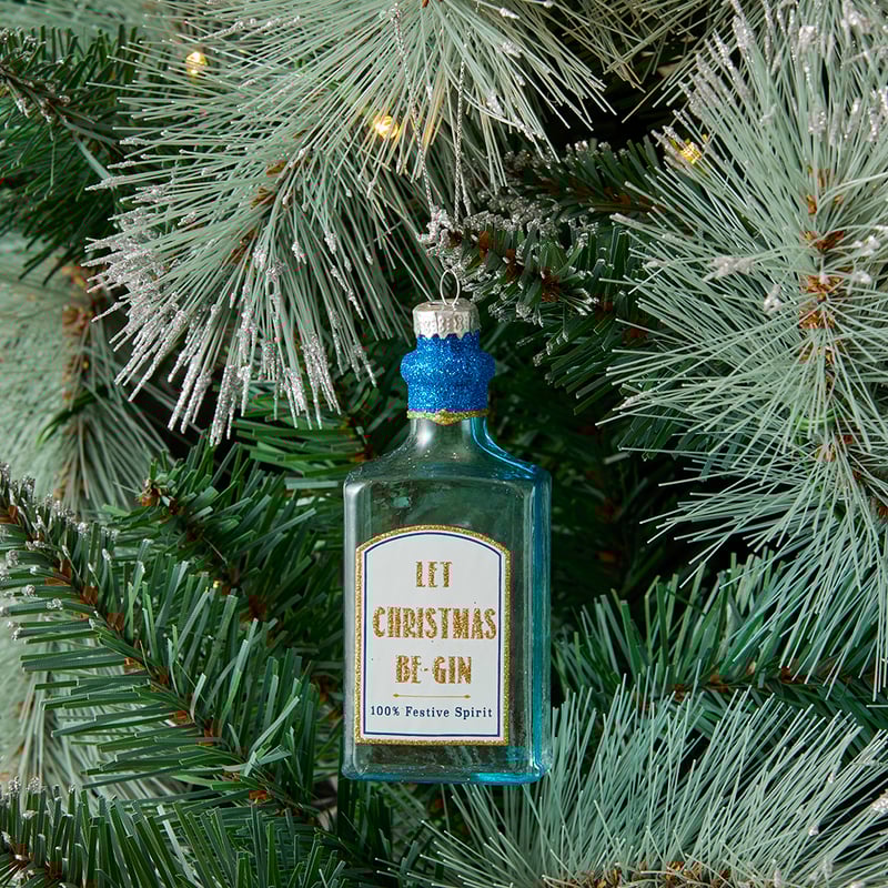 Antique Gin Glass Ornament