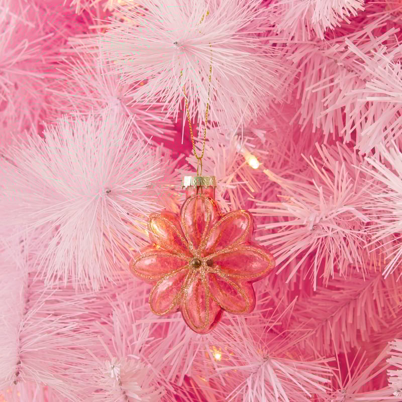 Pink Glass Flower