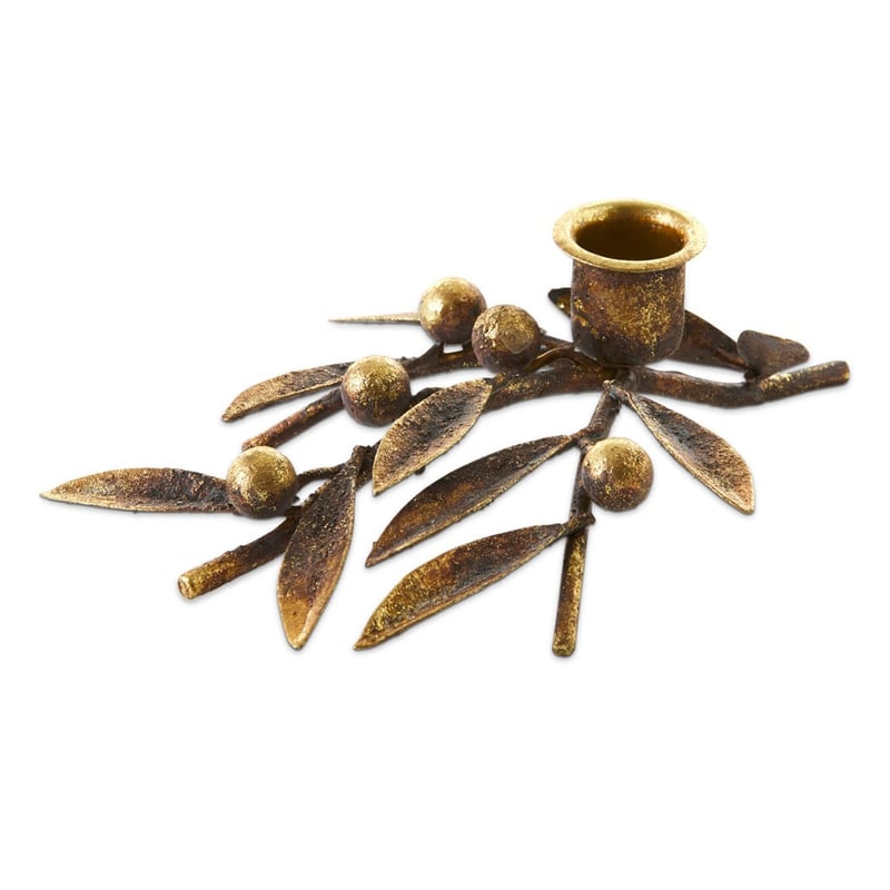 Gold Small Laurel Candleholder