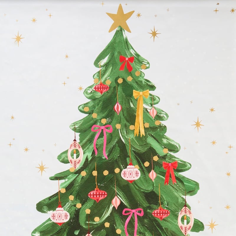 Chistmas Tree Hanging Canvas