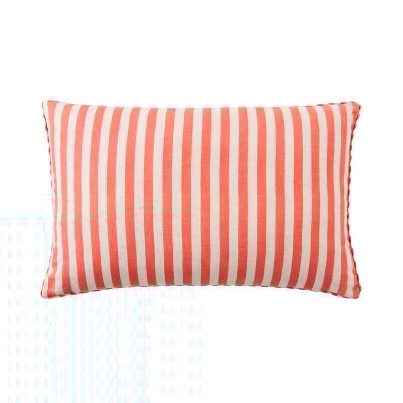 Festive Dachshund Linen Cushion