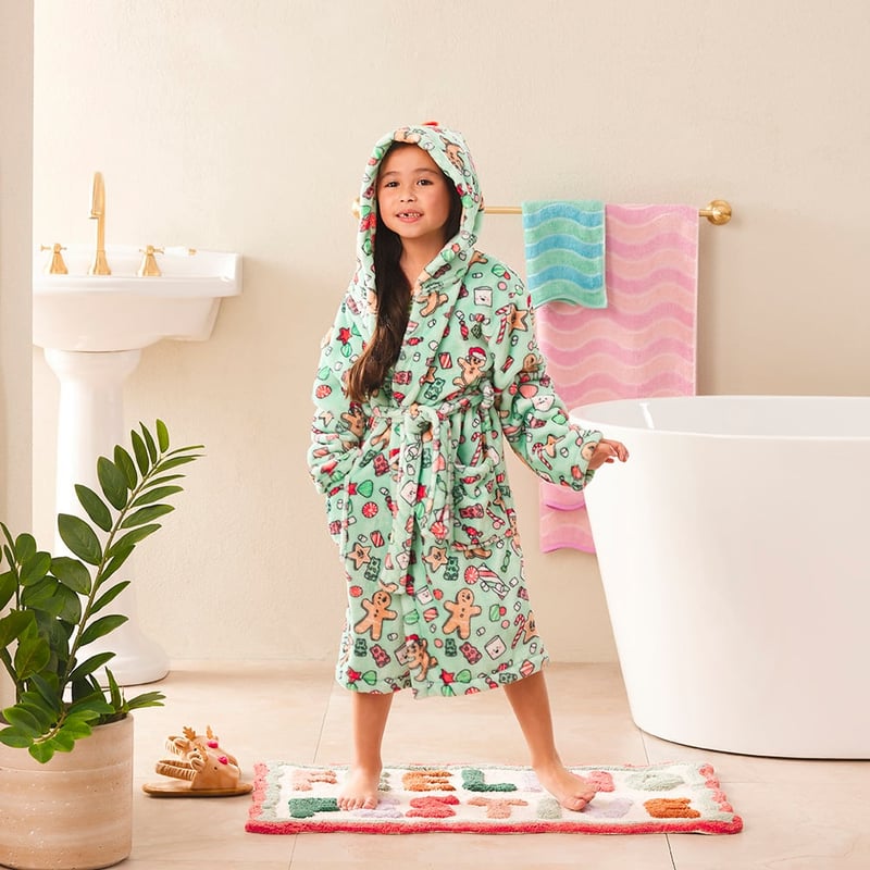 Christmas Gingerbread Candy Land Dressing Gown