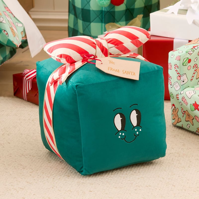 Present Pal Green Christmas Cushion