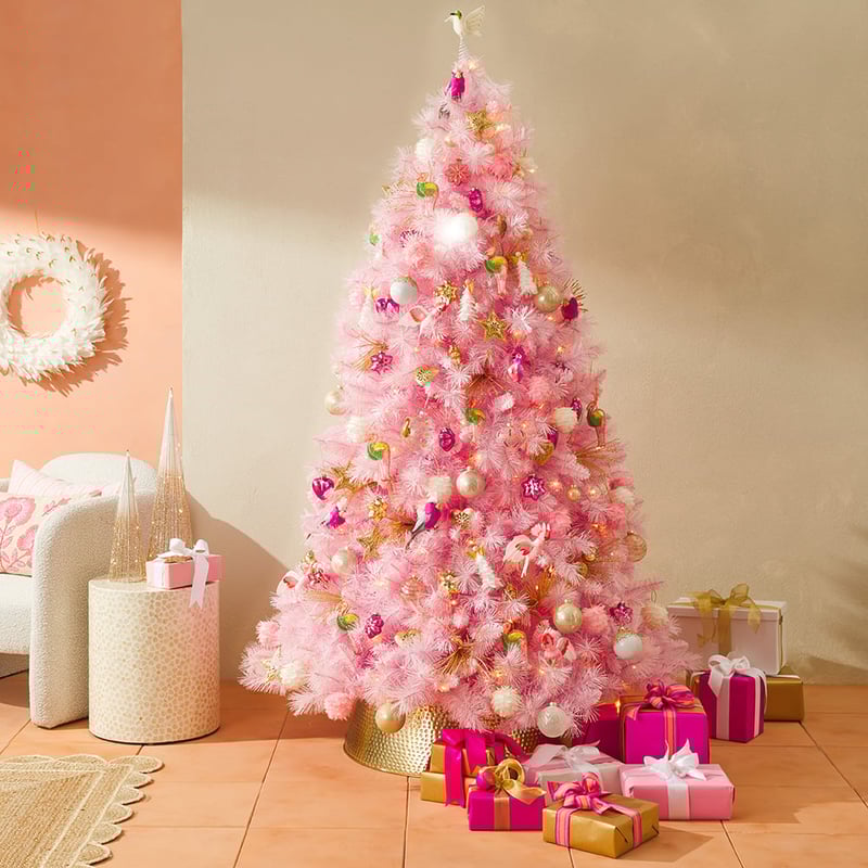 Gold Hammered Christmas Tree Metal Skirt