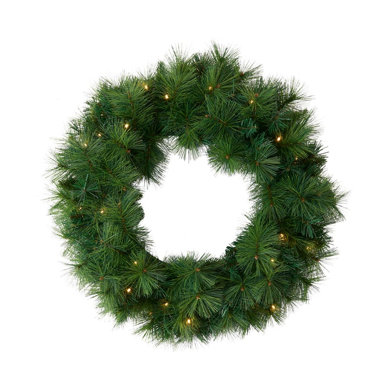 Pine Green Large LED Wreath