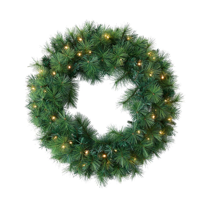 Pine Green Small LED Wreath