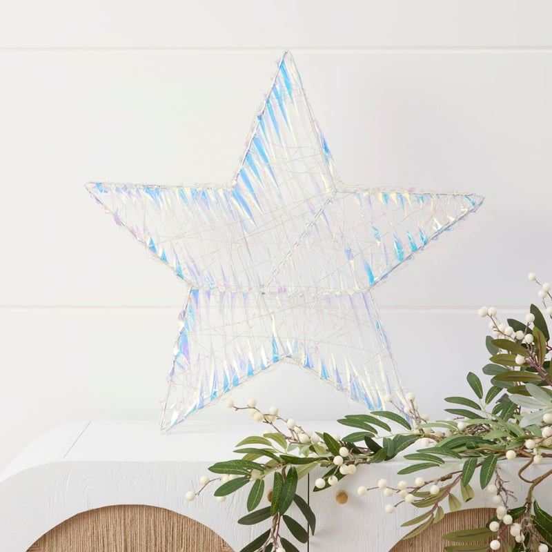 Iridescent LED Star