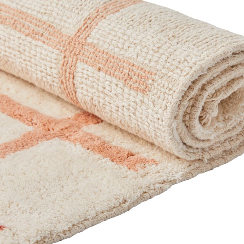 Atlanta Pink & Natural Rug Runner