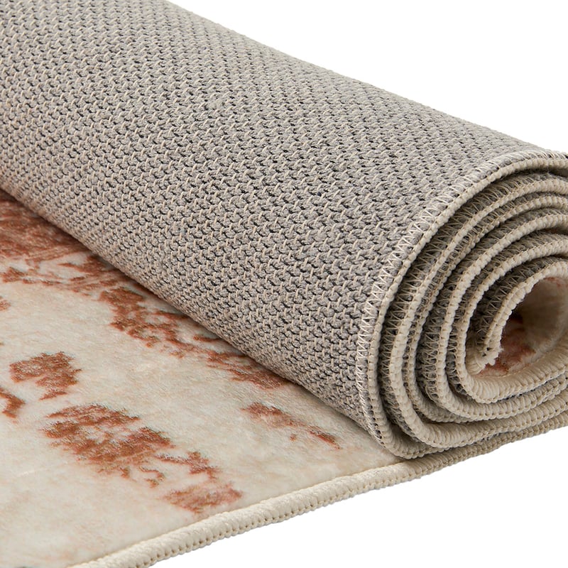 World's Softest Ochre Washable Rug