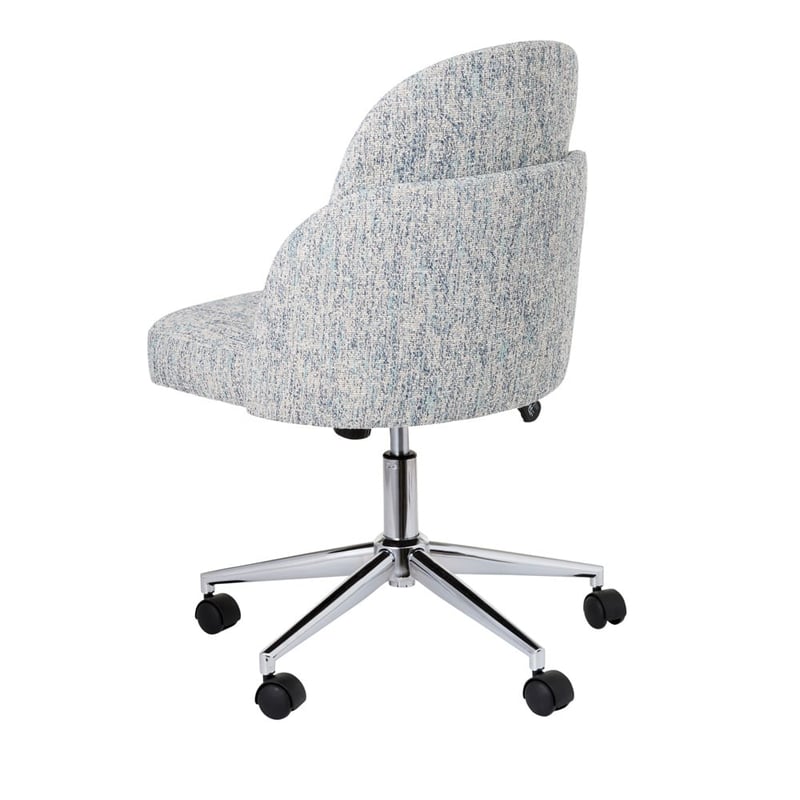 Avril Sky Blue Marle Desk Chair