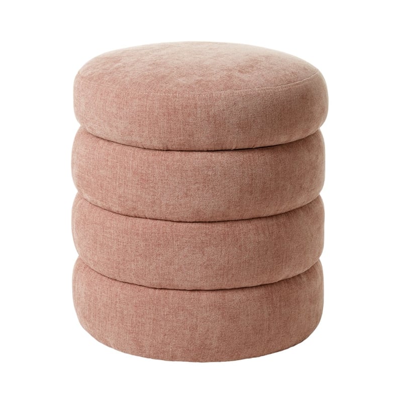 Memphis Blush Storage Ottoman