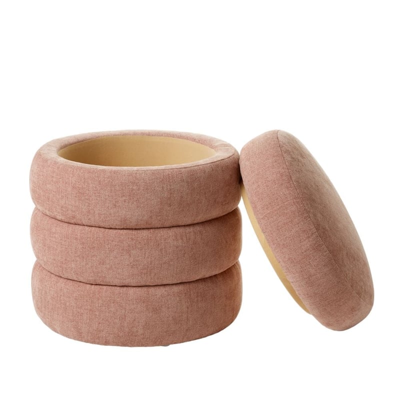 Memphis Blush Storage Ottoman