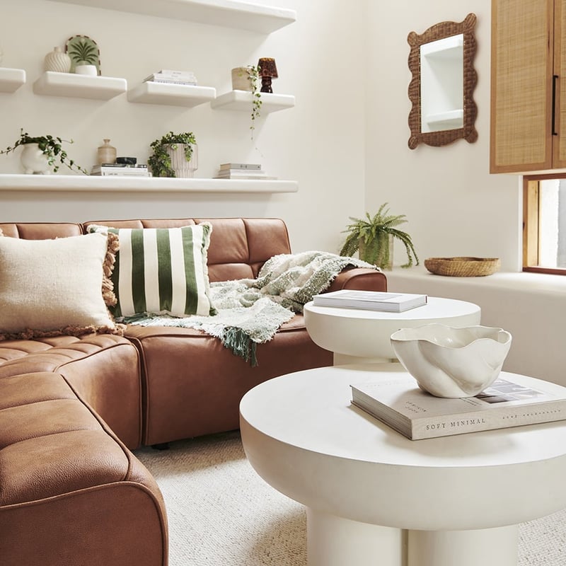 Hammond Brandy Wedge Modular Sofa Chair