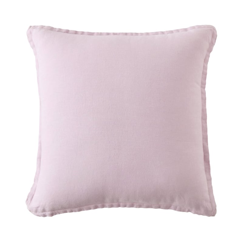 Belgian Orchid Vintage Washed Linen Cushion