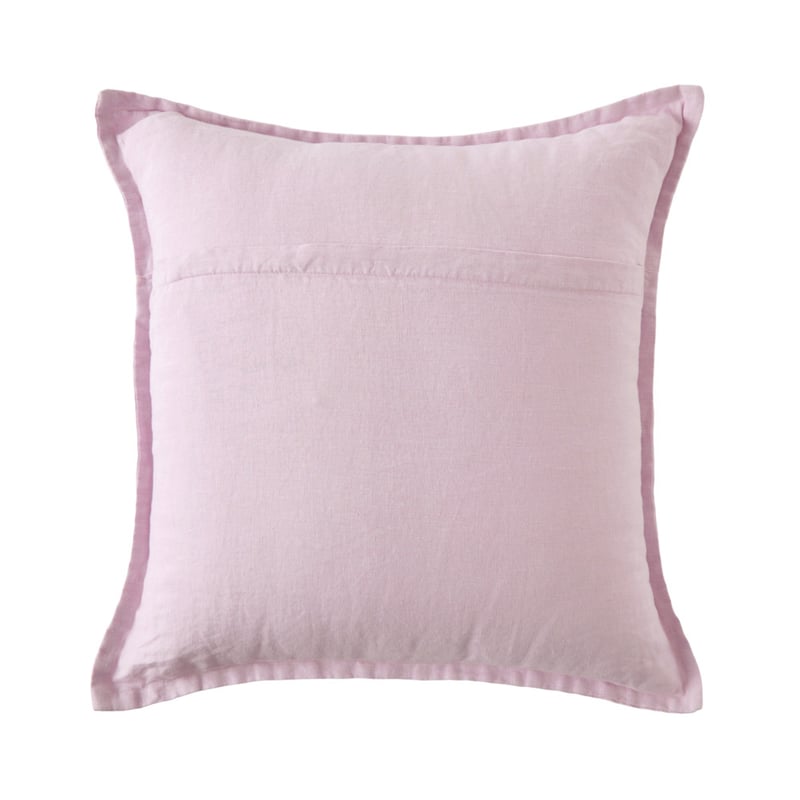 Belgian Orchid Vintage Washed Linen Cushion