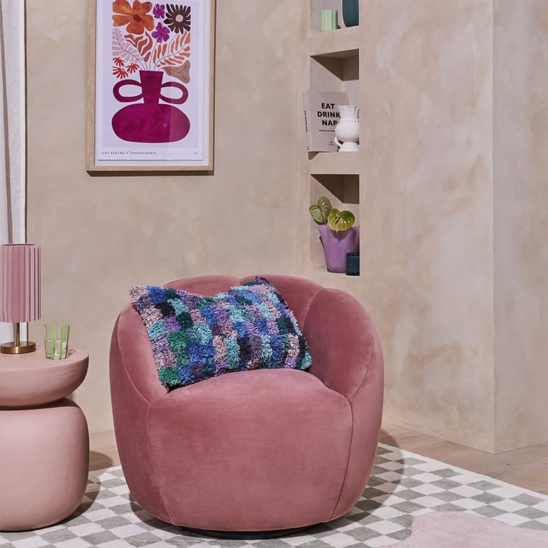 Hadley Jewels Check Cushion