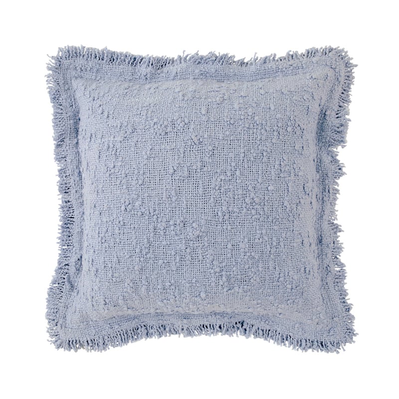 Leiden Chambray Blue Boucle Cushion