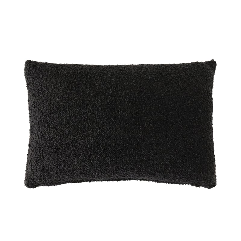 Boucle Black Cushion