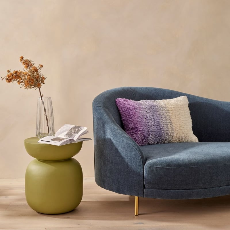 Horizon Lilac Tufted Cushion