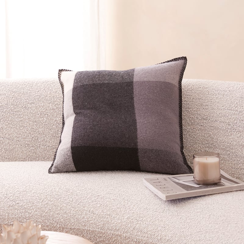 Holland Grey Wool Cushion