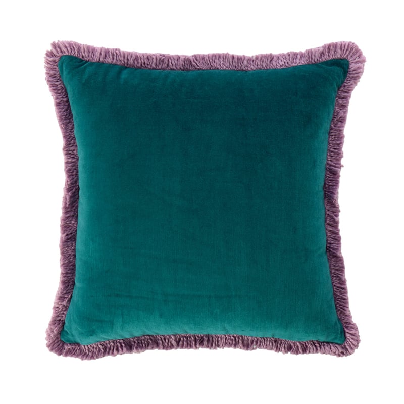 Mirri Teal Velvet Cushion