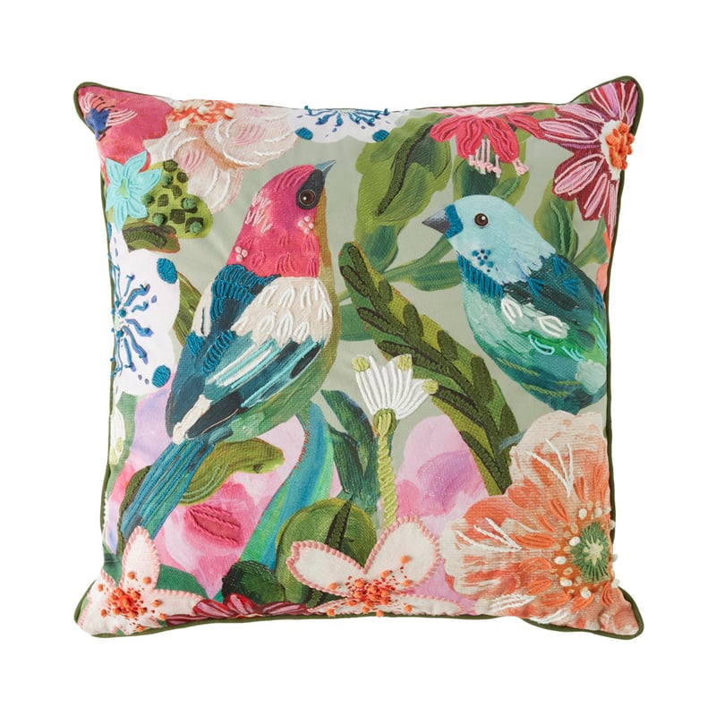 Florentina Sage Floral Cushion