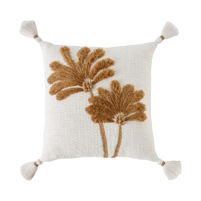 Falls Palm Brown Cushion