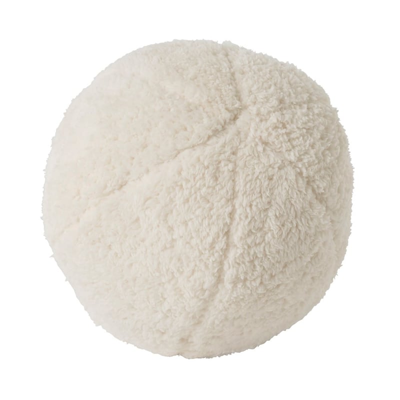 Kyrie Natural Fleece Ball Cushion