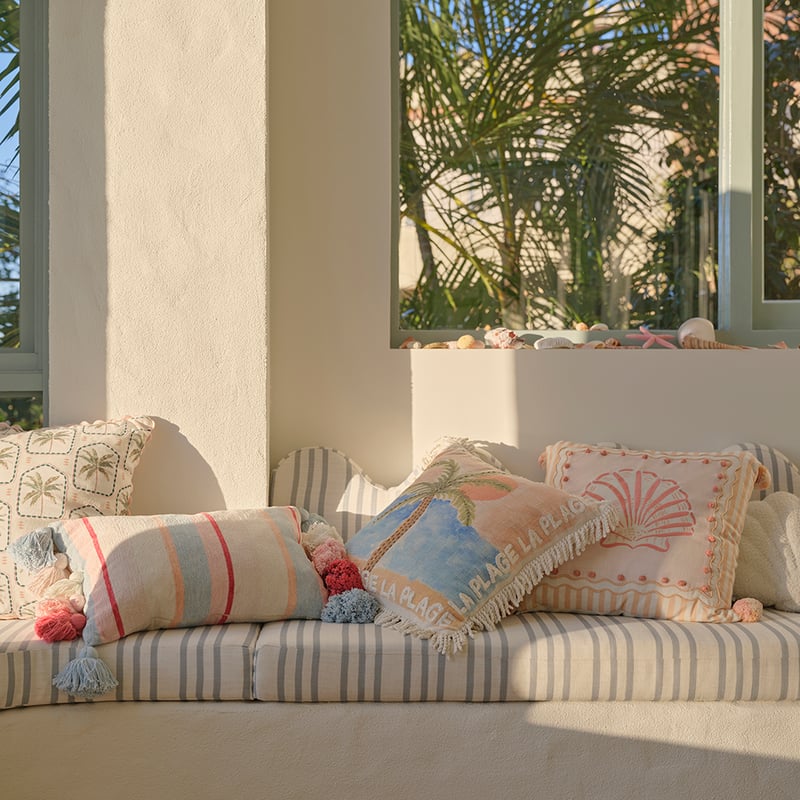 La Plage Palm Naturals Cushion