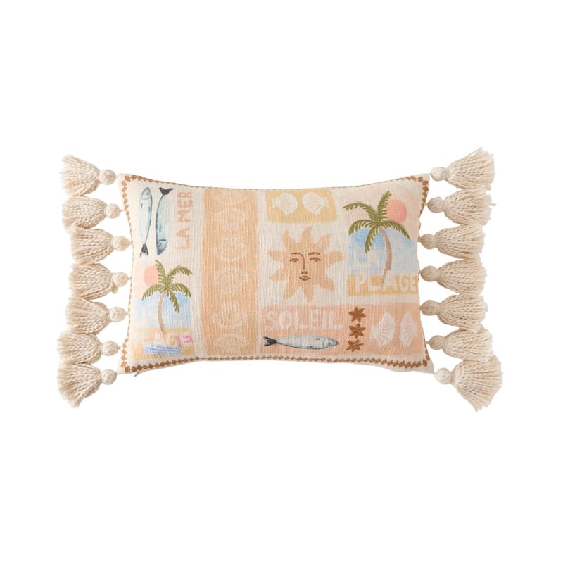 La Plage Postcard Naturals Cushion