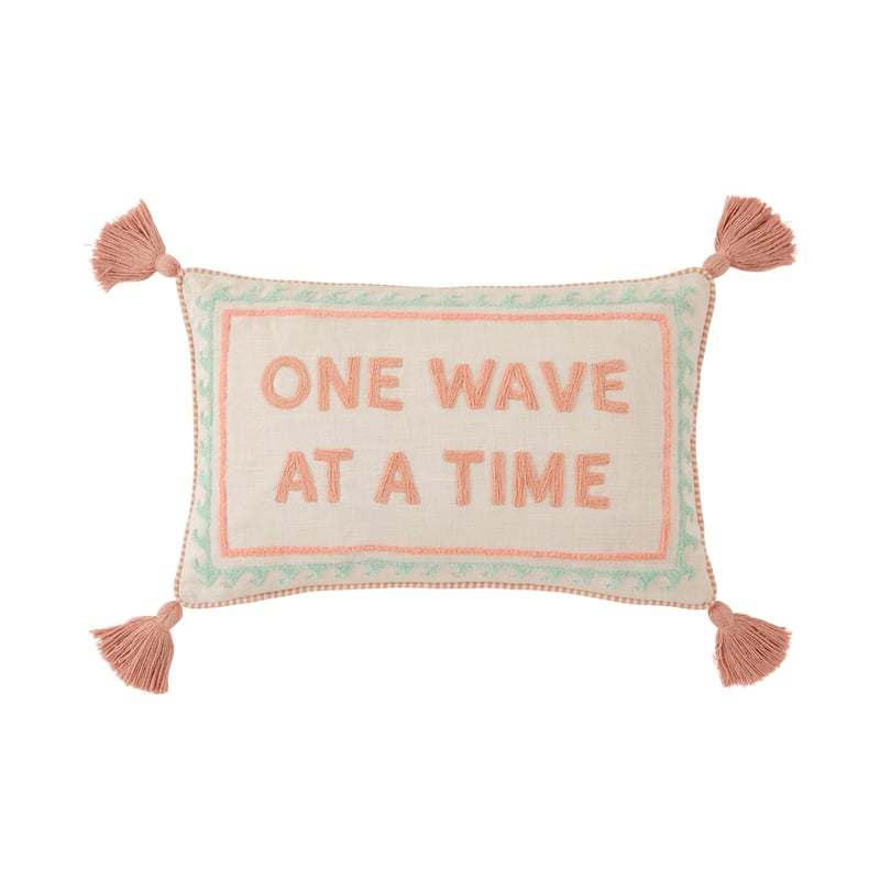 Summer One Wave At A Time Text Cushion