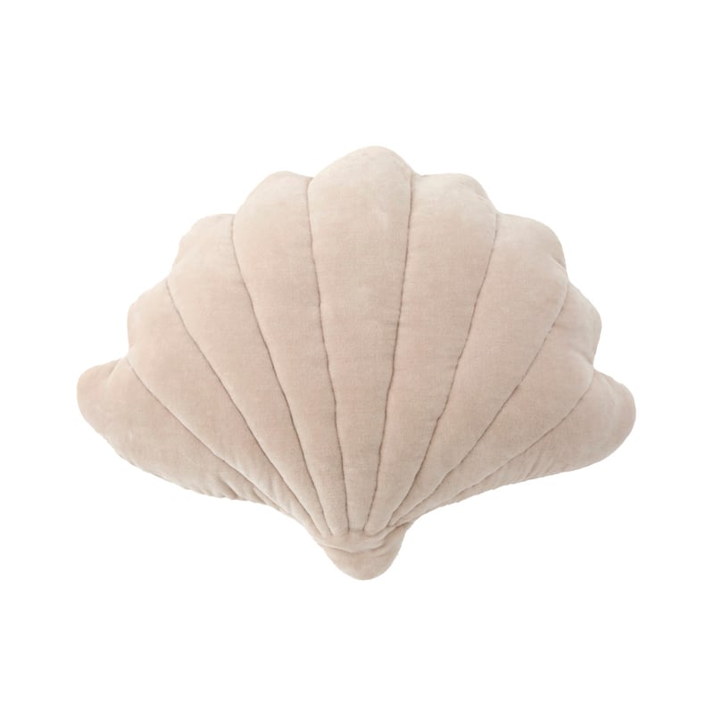 Shell Natural Velvet Cushion